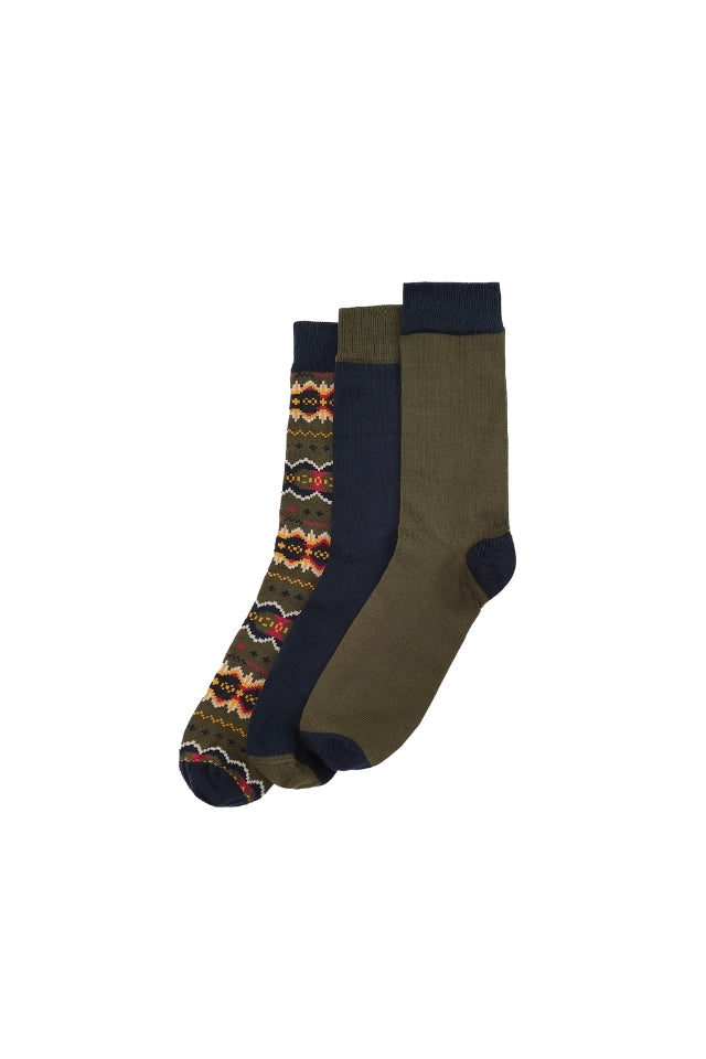 Case Fair Isle Sock Gift Box - Classic Tartan