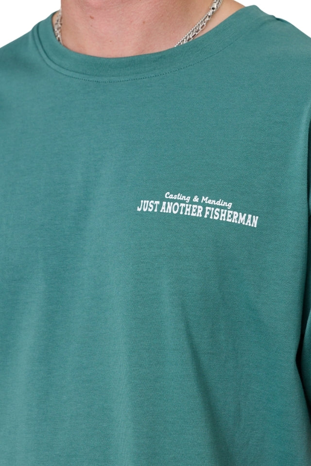Casting & Mending Tee - Vintage Teal