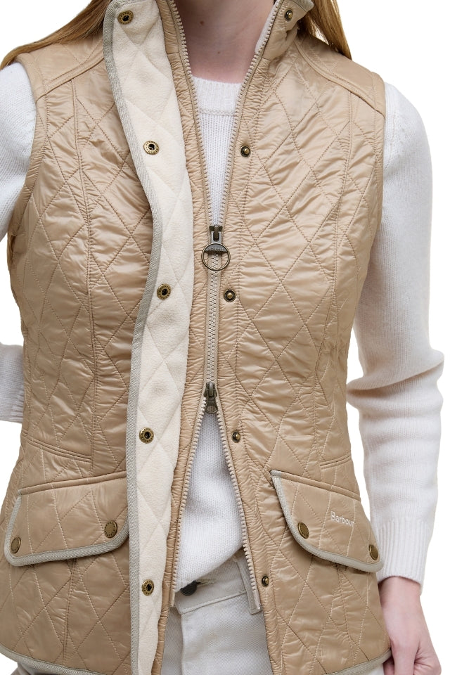 Cavalry Quilted Gilet - Light Fawn