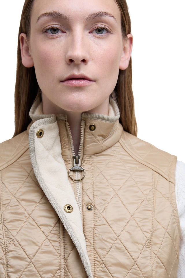 Cavalry Quilted Gilet - Light Fawn