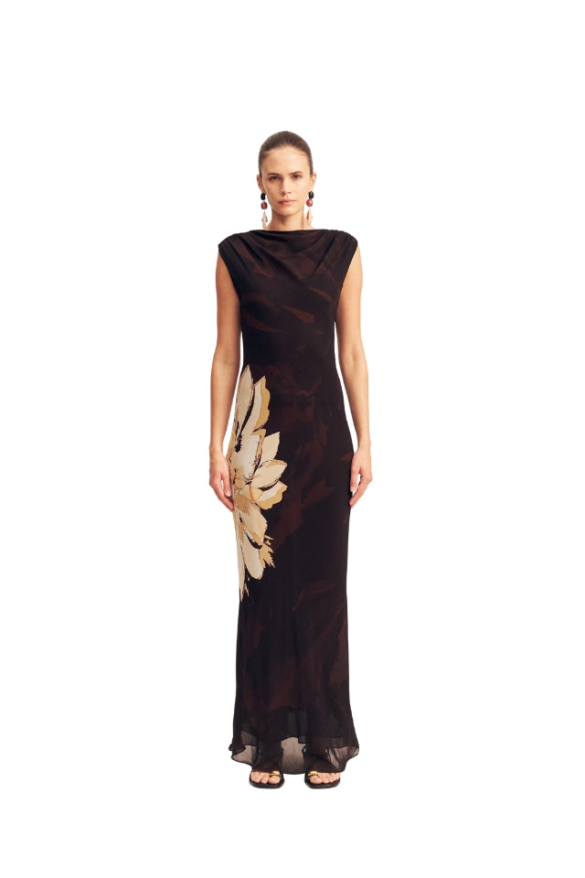 Cazador Maxi Dress - Natura Floral