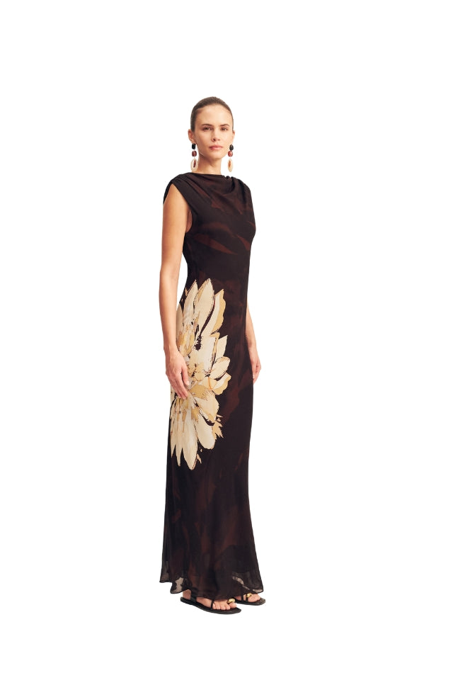 Cazador Maxi Dress - Natura Floral