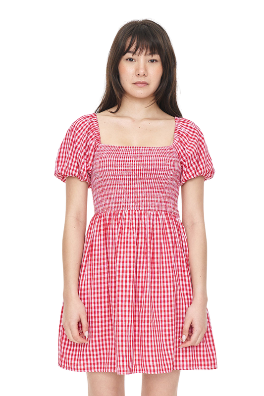 Celine Lover Mini Dress Red/Blossom