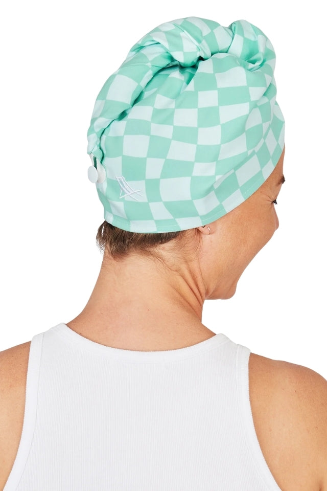 Hair Wrap Collection - Check Mate