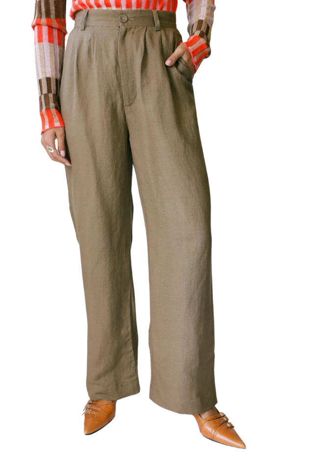 Chloe Pleat Linen