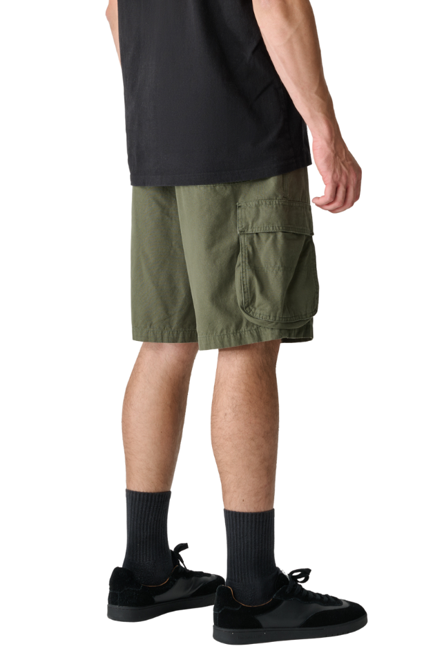 Classic Cut Cargo Short - Dark Army