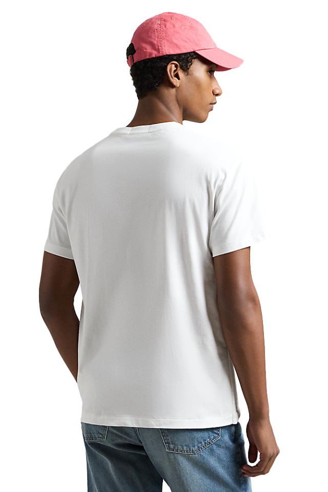 Classic Fit Polo Bear Jersey T-Shirt - White Explorer Bear