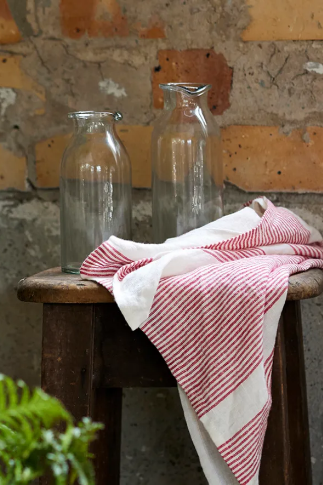 Clear Bottle Vase Tall