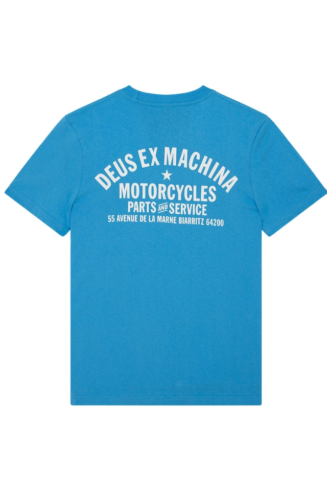 Biarritz Address Tee - Bonnie Blue