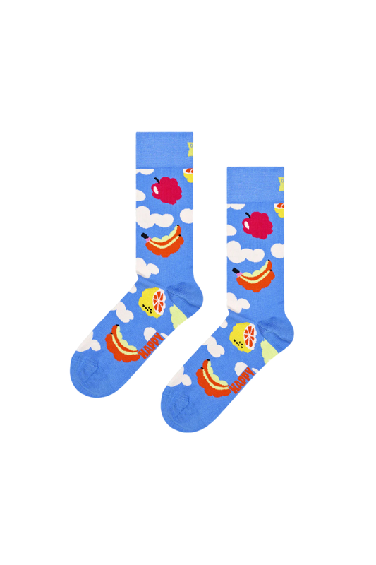 Cloudy Fruit Sock