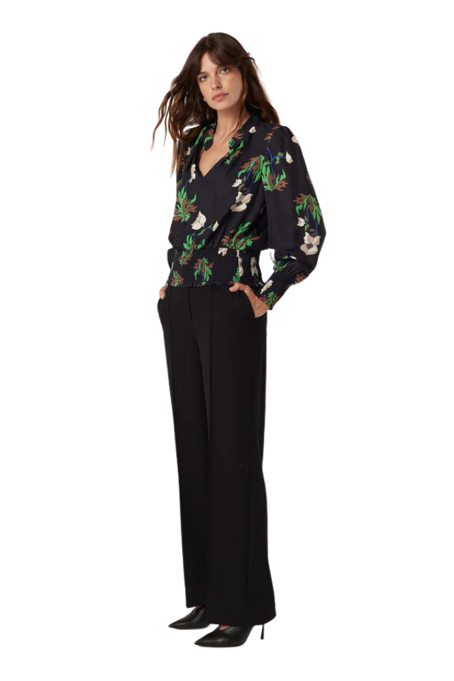 Colette Blouse - Wlid Flower Print