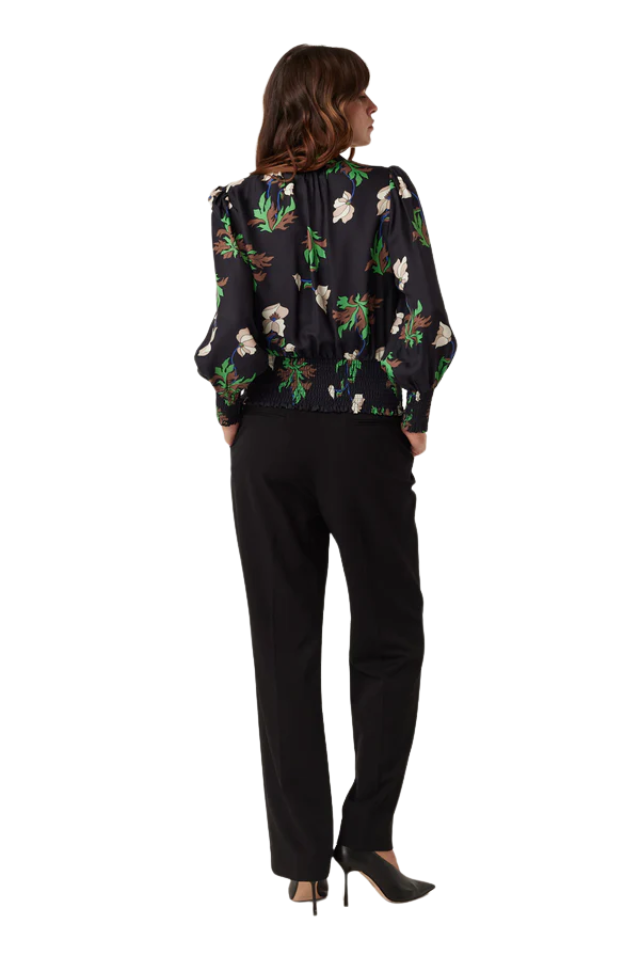 Colette Blouse - Wlid Flower Print