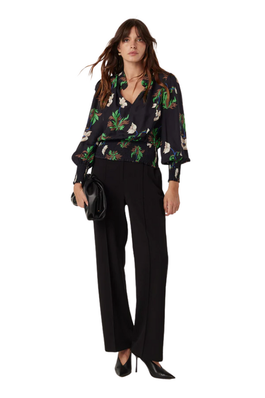 Colette Blouse - Wlid Flower Print