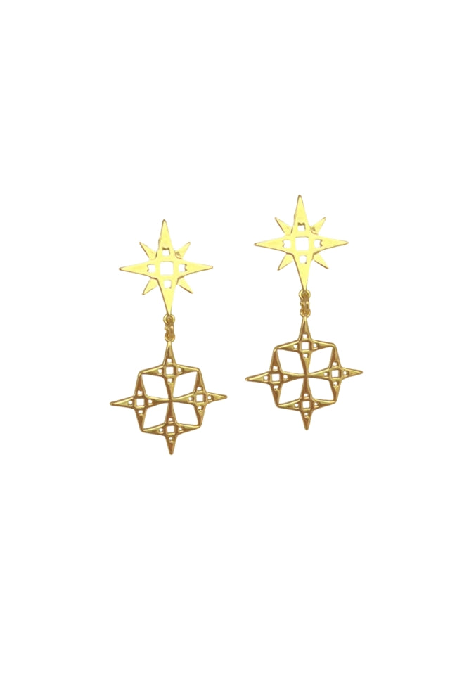 Constellation Mini Earrings | Gold