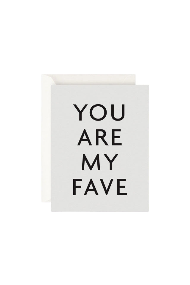 Card | You Are My Fave