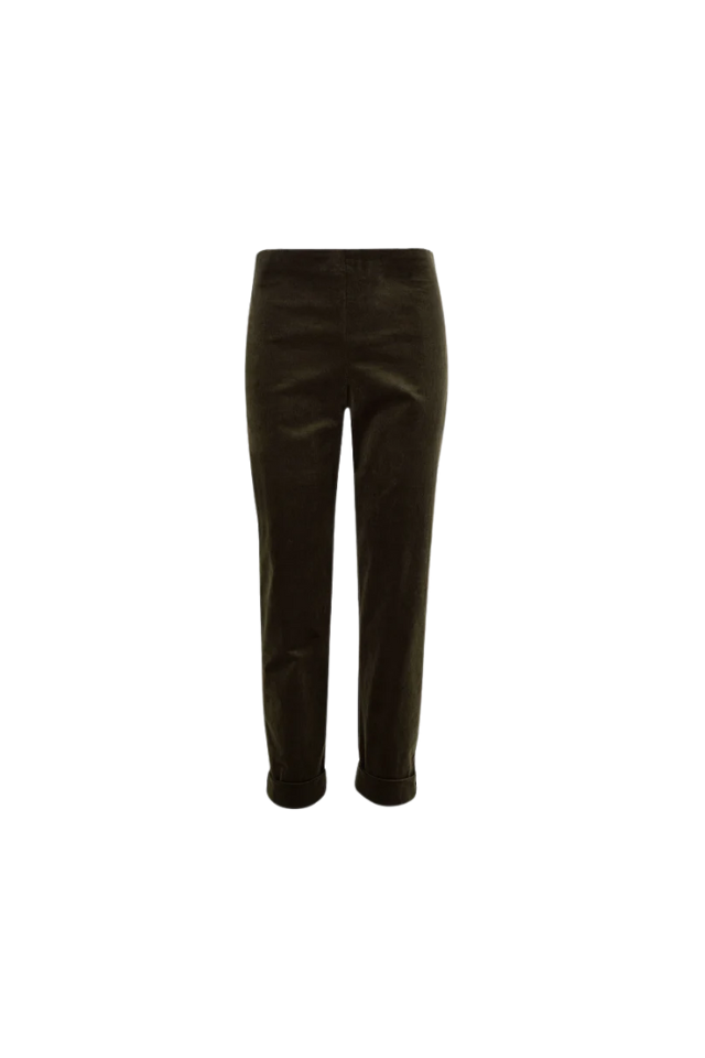 Cord Cuffed Hepburn Pant