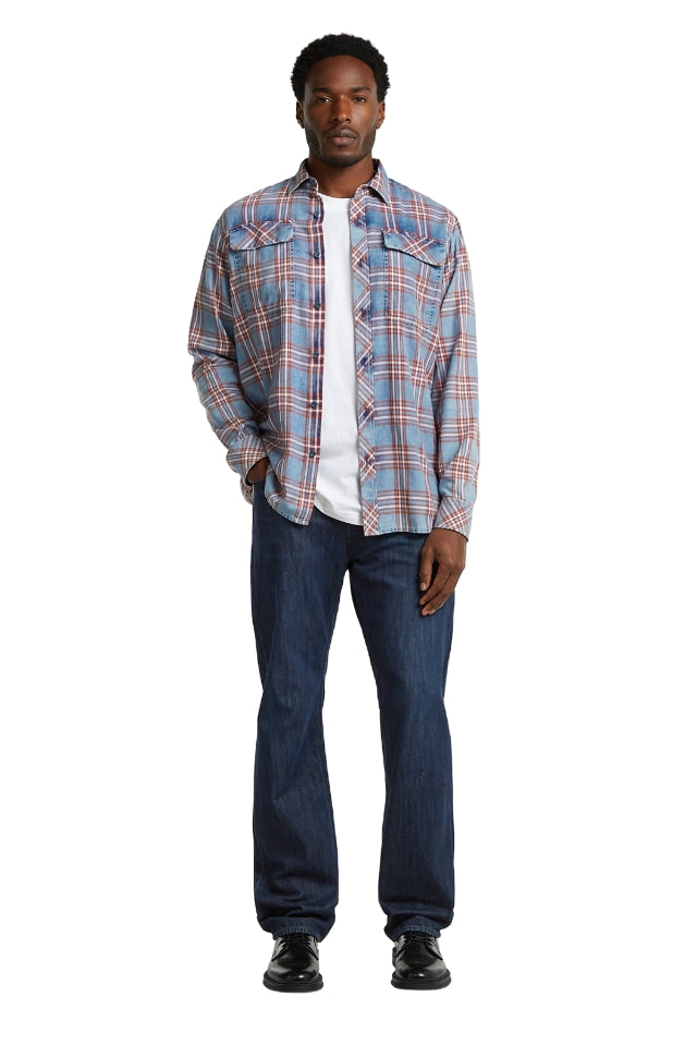 Cpo Regular Shirt Long Sleeve - Sunfaded Sodo Check