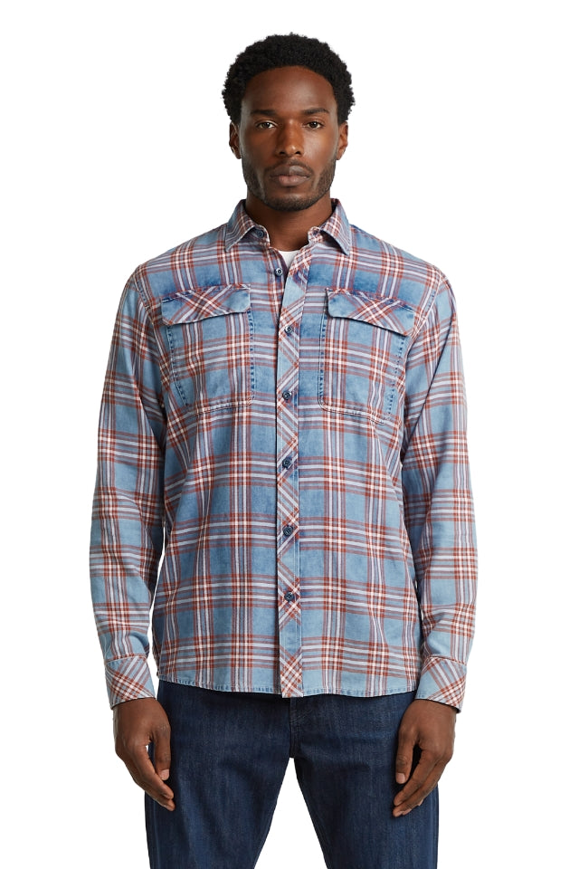 Cpo Regular Shirt Long Sleeve - Sunfaded Sodo Check