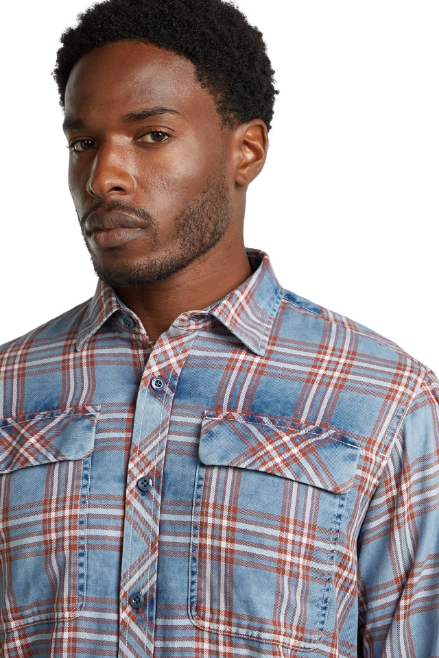 Cpo Regular Shirt Long Sleeve - Sunfaded Sodo Check