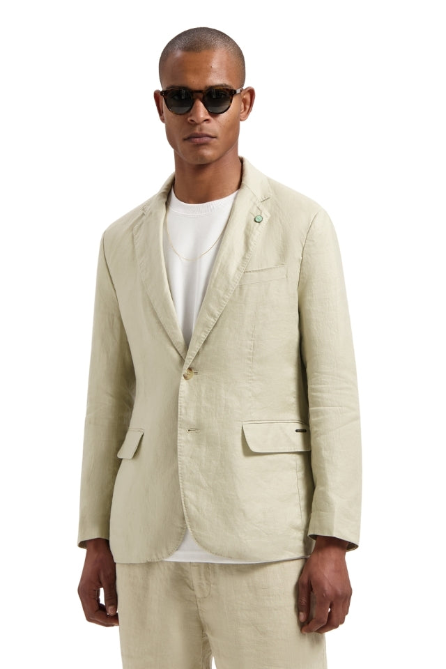 Cris Linen Twill Blazer