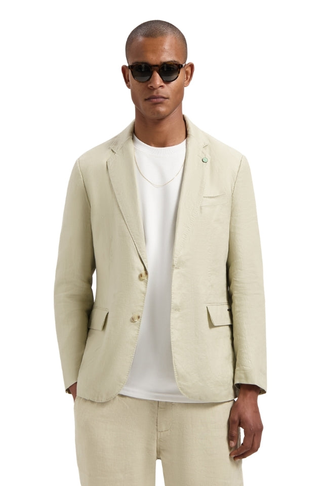 Cris Linen Twill Blazer
