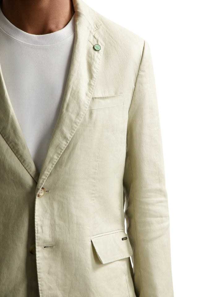 Cris Linen Twill Blazer