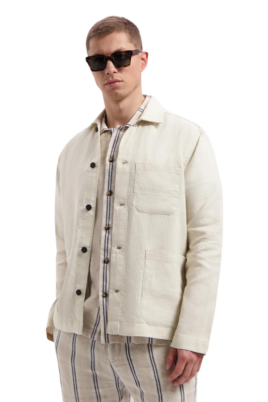 Crisp Chore Jacket - Offwhite