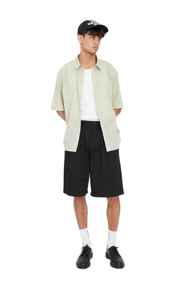 Crosby Ss Shirt - Matcha/Chalk