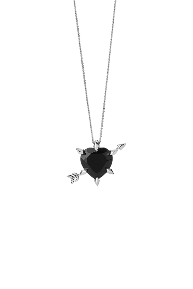 Cupids Arrow And Heart Necklace