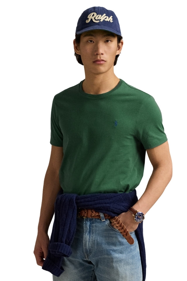 Custom Slim Fit Crewneck T-Shirt - Green