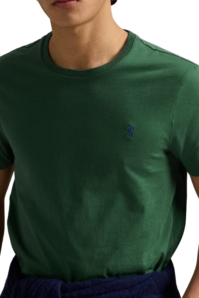 Custom Slim Fit Crewneck T-Shirt - Green