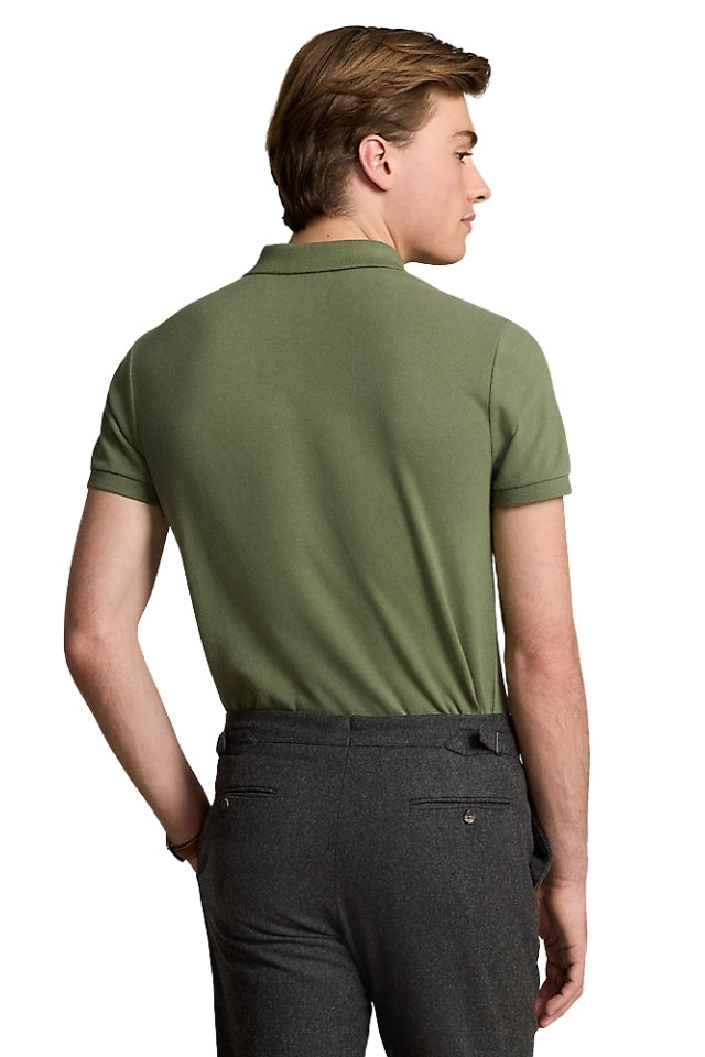 Custom Slim Fit Mesh Polo Shirt