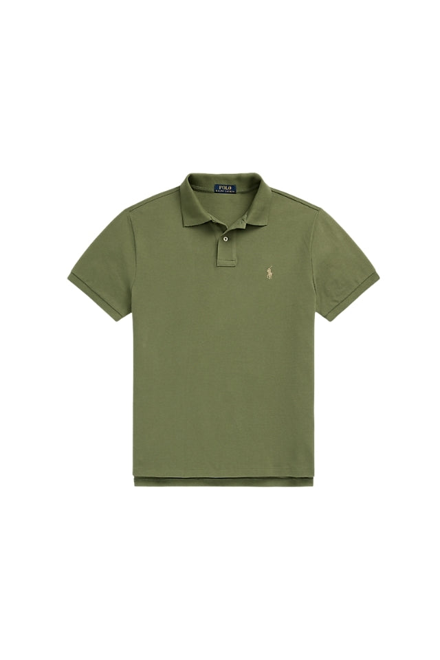 Custom Slim Fit Mesh Polo Shirt