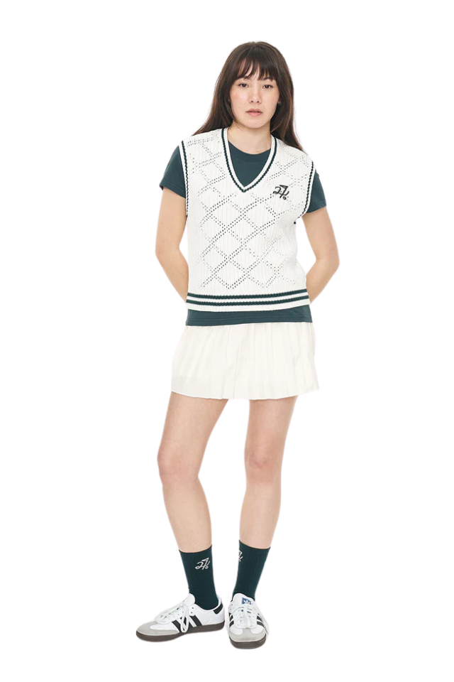 Diamond Crop Vest