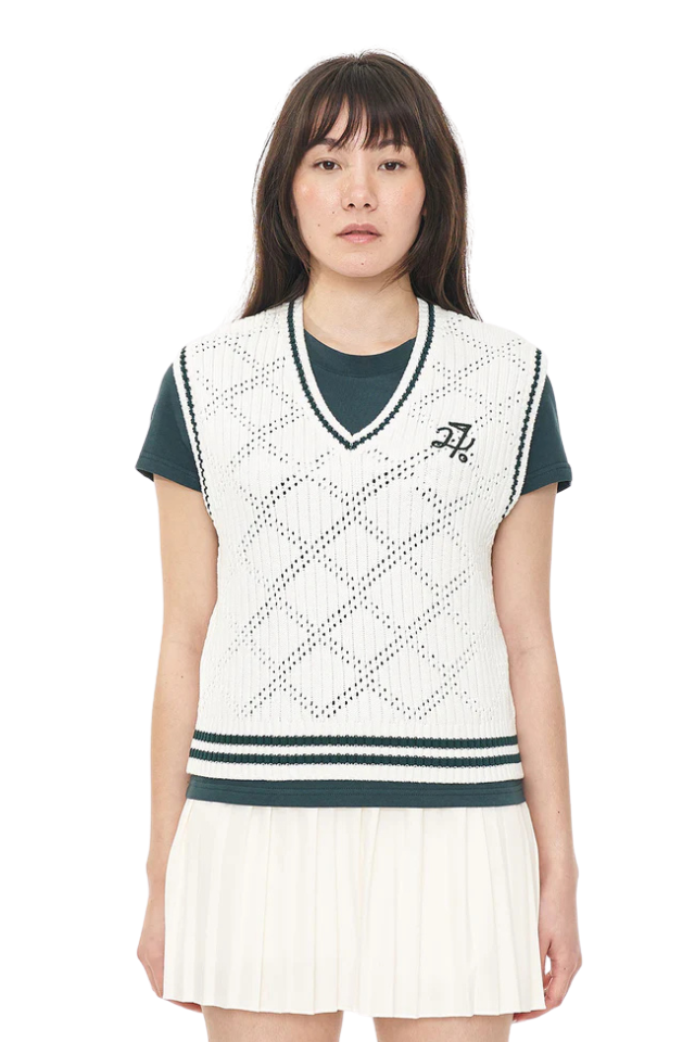 Diamond Crop Vest
