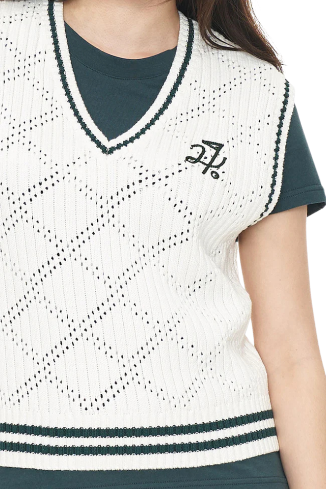 Diamond Crop Vest