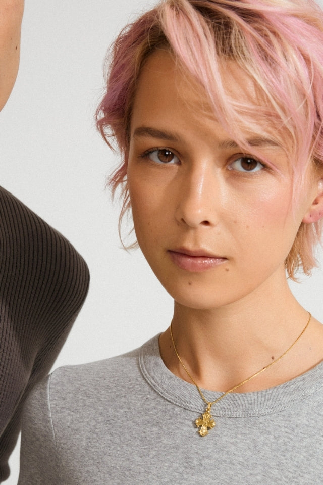 Dagmar Pendant Gold Plated Necklace