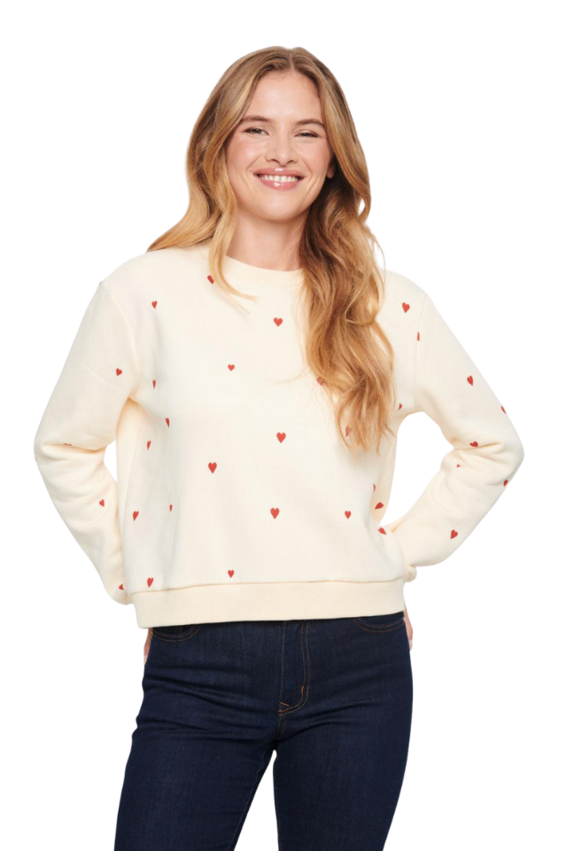 Dagna Sweatshirt - Ice Flame Hearts