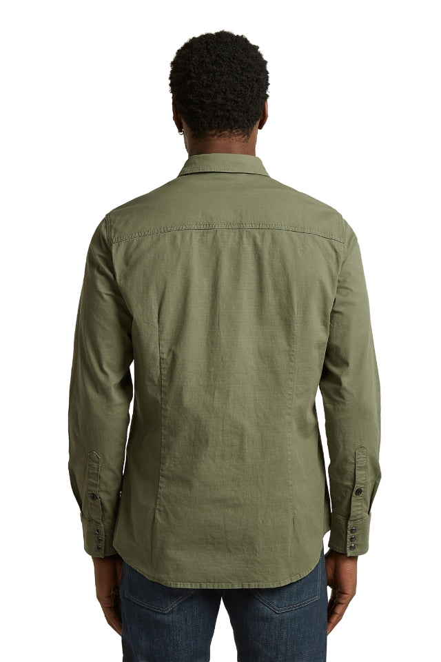 Dakota Slim Shirt Long Sleeve - Four Leaf Clover Gd