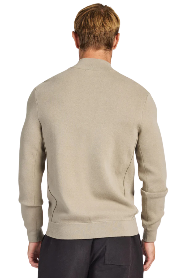 Danzer 1/4 Zip Knit - Military Sage