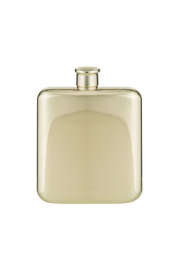 Davis & Waddle Hip FLask Gold