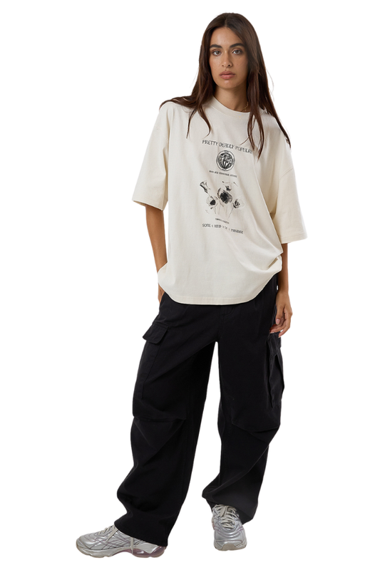 Deadly Posy Oversized Tee