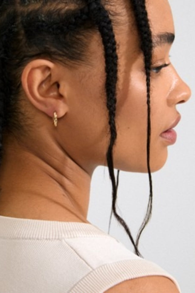 Declan Recycled Earrings - Gold Plated