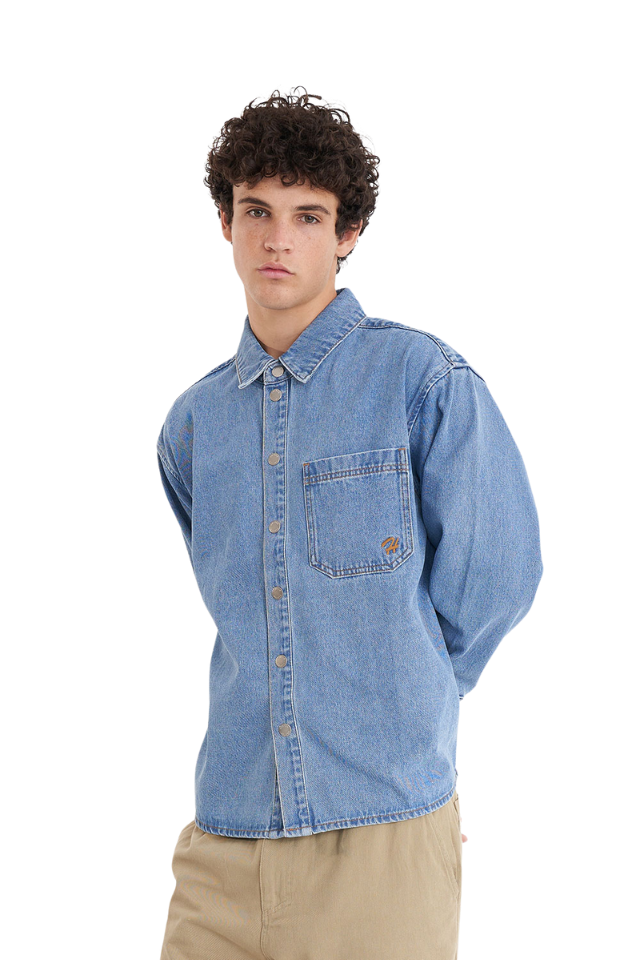 Denim Cube Shirt