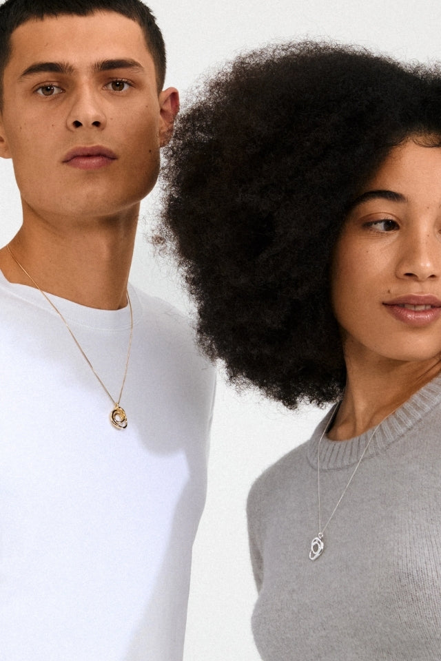 Diego Recycled Gold Plated Necklace