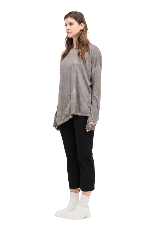 Diffused Crest Tee - Brindle