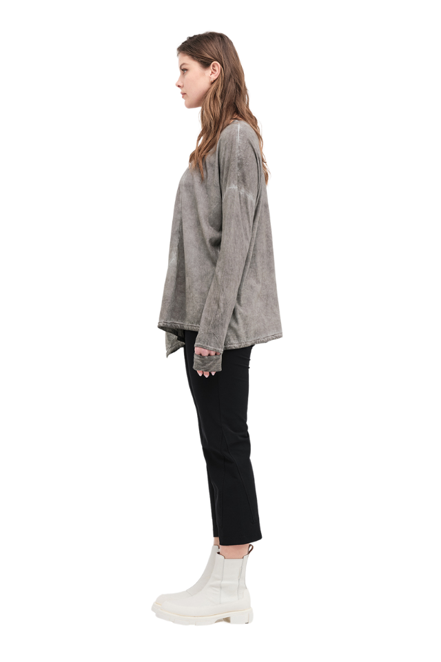 Diffused Crest Tee - Brindle