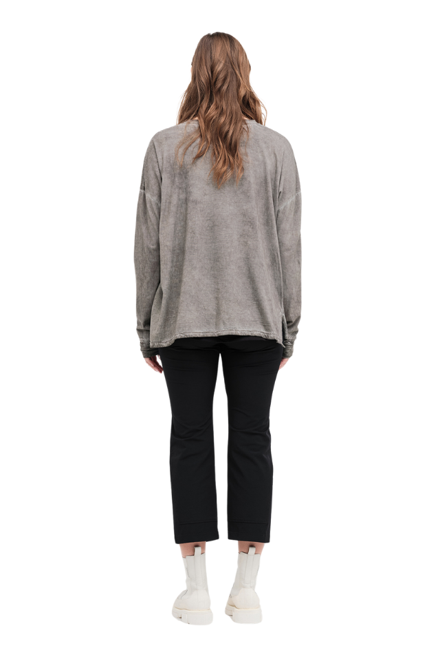 Diffused Crest Tee - Brindle