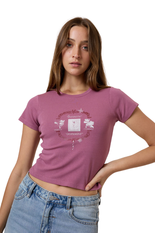 Dopamine Mini Tee - Delta Berry