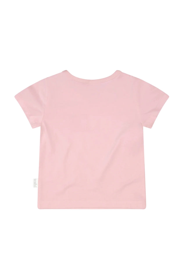 Dreamtime Organic Logo Tee - Peony